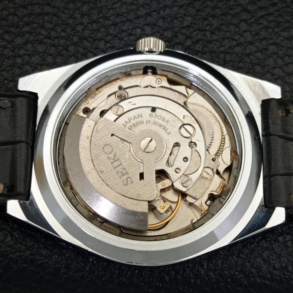 AUTOMATIC VINTAGE REFURBISHED SEIKO 5 6309A JAPAN MENS GREEN WATCH a440768-4 Sk-a440768