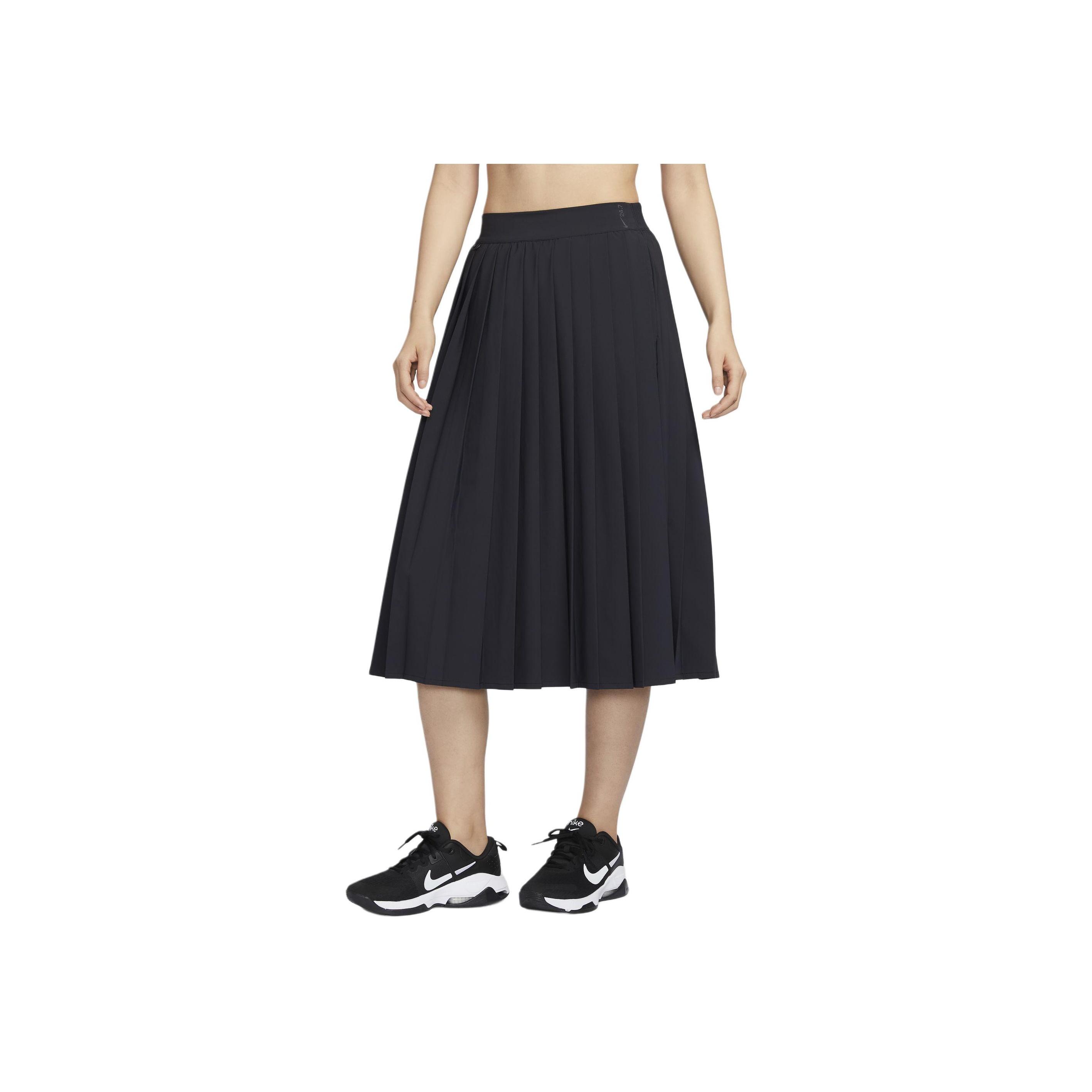 Nike Sportswear Women s Woven Mid-Rise Skort Black HQ8154-010 XL