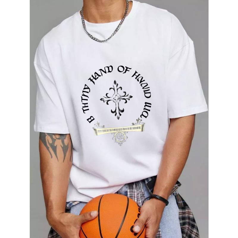 

Белая футболка с дизайном Руки Аида и круговым текстом для повседневной носки XXXXL белый