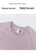 Women's Spring-Summer Casual Sports T-Shirt: Breathable, Sweat-Wicking, Short Sleeve, Round Neck, Loose Fit, Comfortable Yoga Outerwear