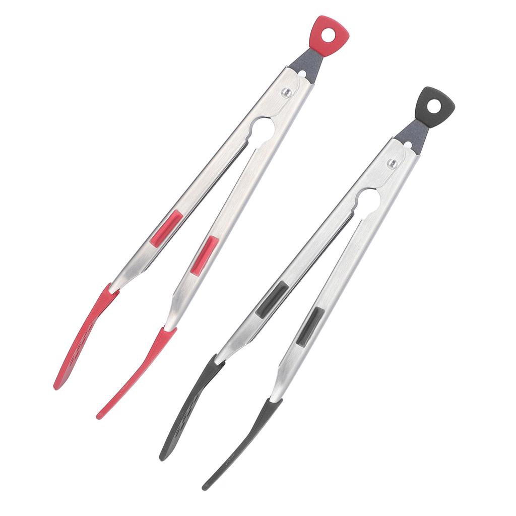 Food Tong Thickened 304 Stainless Steel Anti Slip Corrosion Resistant Barbecue Tongs for Restaurant