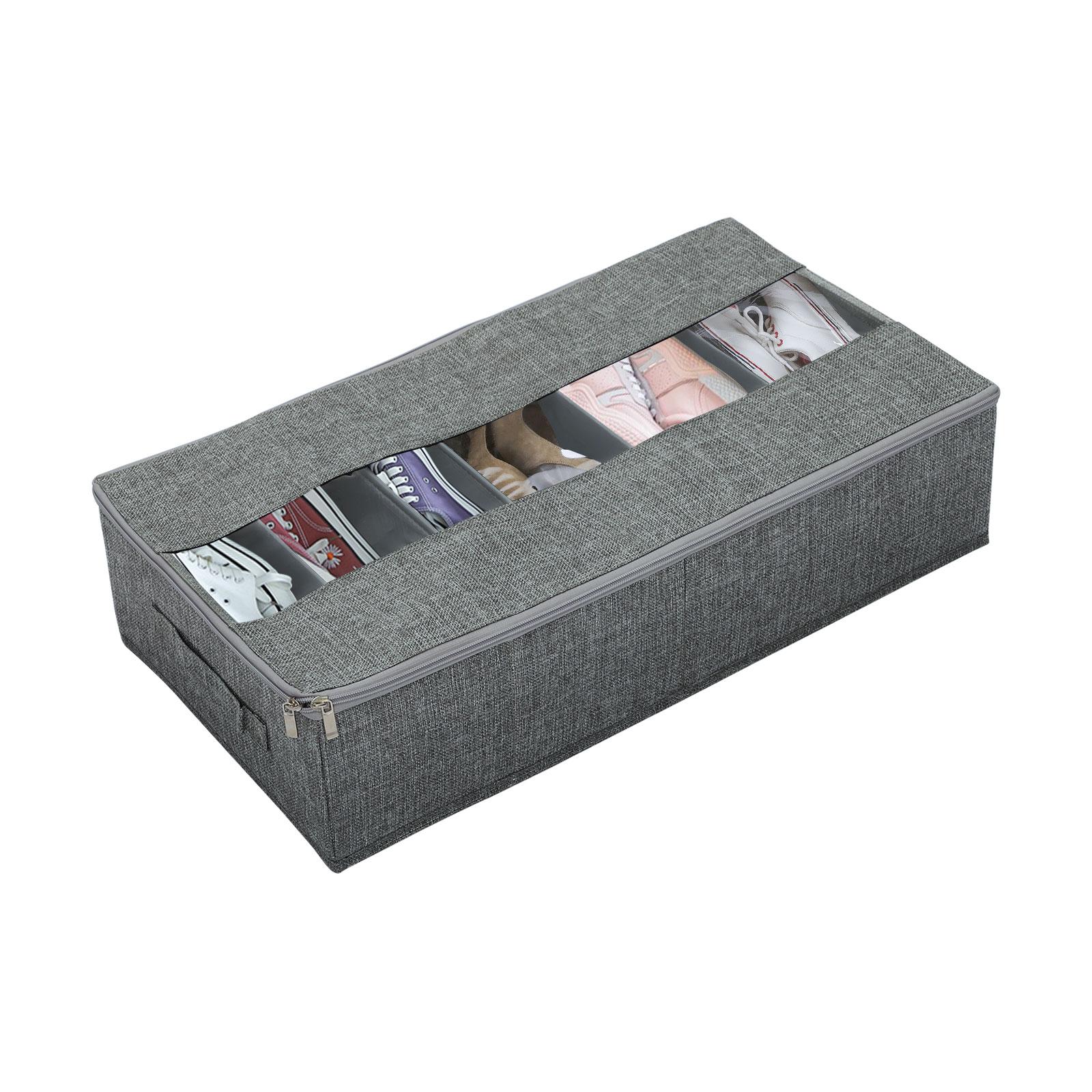 Моющийся Хлопково-льняной Шестисекционный Обувной Ящик