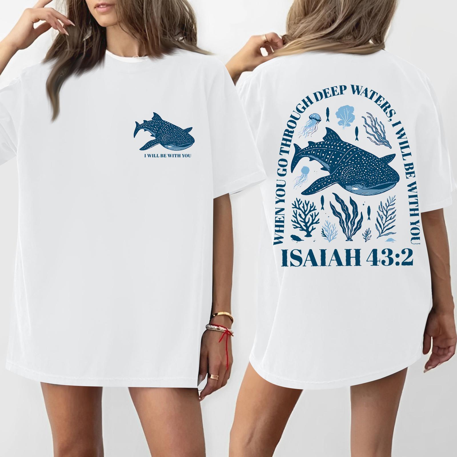 

Женская футболка с круглым вырезом и короткими рукавами с принтом XL белый