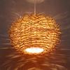 Bird Nest Pendant Lamp Rattan Wicker Wood Handmade Suspension Light Hotel Cafe Living Dining Room Hanging Ceiling Chandelier