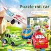 Childrens Diy Puzzle Track Car Set Toy For Creative Play Gift
