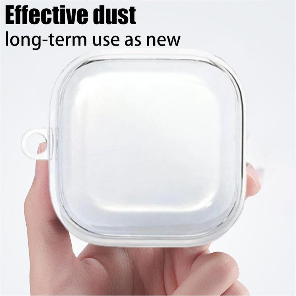 Transparent Earphone Case for Samsung Galaxy Buds 4/4 Pro TPU Cover with Keychain for Galaxy Buds 4 Case with Anti-loss Strap