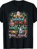Unisex T-shirt Being Related to Me Funny Christmas Family Xmas Pajamas 2026 T-Shirt