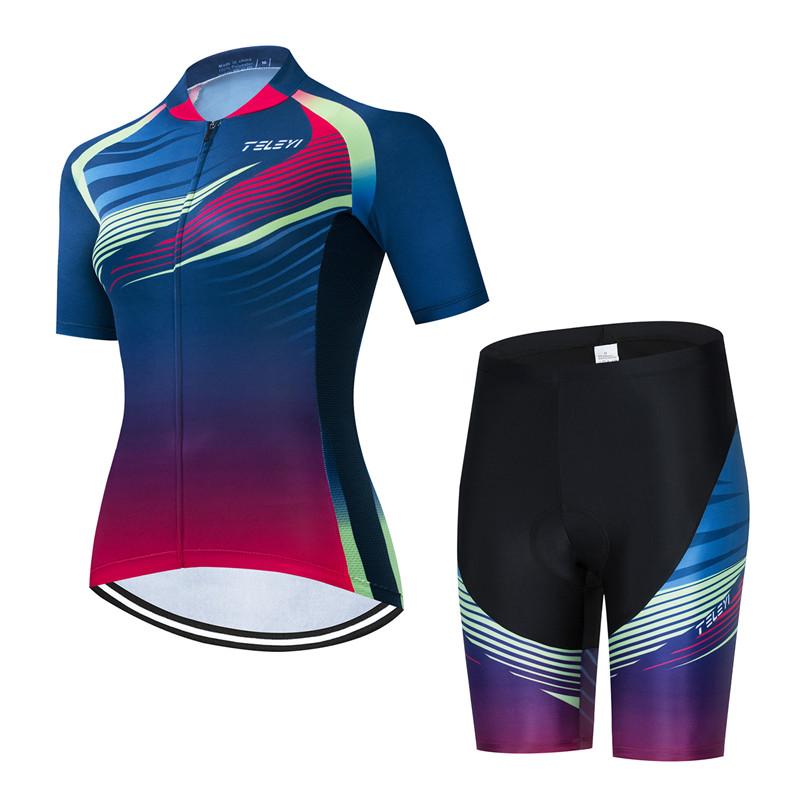 Pro Women's Cycling Sets Summer Bike Jersey Short Set Road Bicycle Clothing Suit Pro Cycling Kit MTB Biking Outfits Cycle Wear
