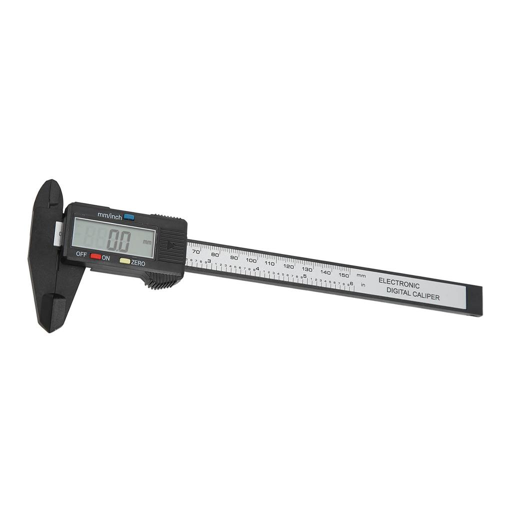 Electronic Digital Caliper 0?150mm Carbon Fiber Composites Digital Caliper with LCD Screen