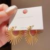 Silver Color Shinning Earrings For Women Sun Shape Sexy Girl Fashion Trendy Jewelry Gift Party Wedding pendientes