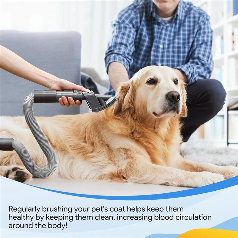 

A65T-Щетка для вычесывания шерсти собак для Dyson V11 V10 V8 V7 V6, щетка для шерсти домашних животных, удлинительный шланг и адаптер, набор инструментов для ухода за домашними животными 921001-01 Du