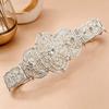 Retro Caucasian Wedding Style Metal Waist Belt for Formal Women's Gown
