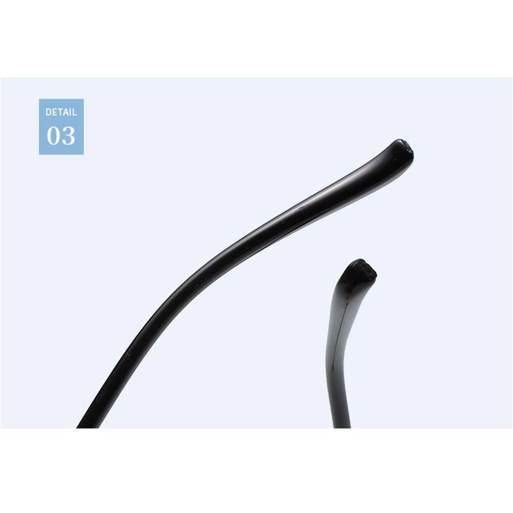 Diamond Cut Rimless Anti-UV Blue Rays Glasses Round Frame Ultralight Eyewear Women Men HD Vision