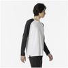 Mizuno Snow White Long Sleeve Training Size S Men's Moché T-Shirt, (32MAA511), Moisture-Wicking, Quick-Drying