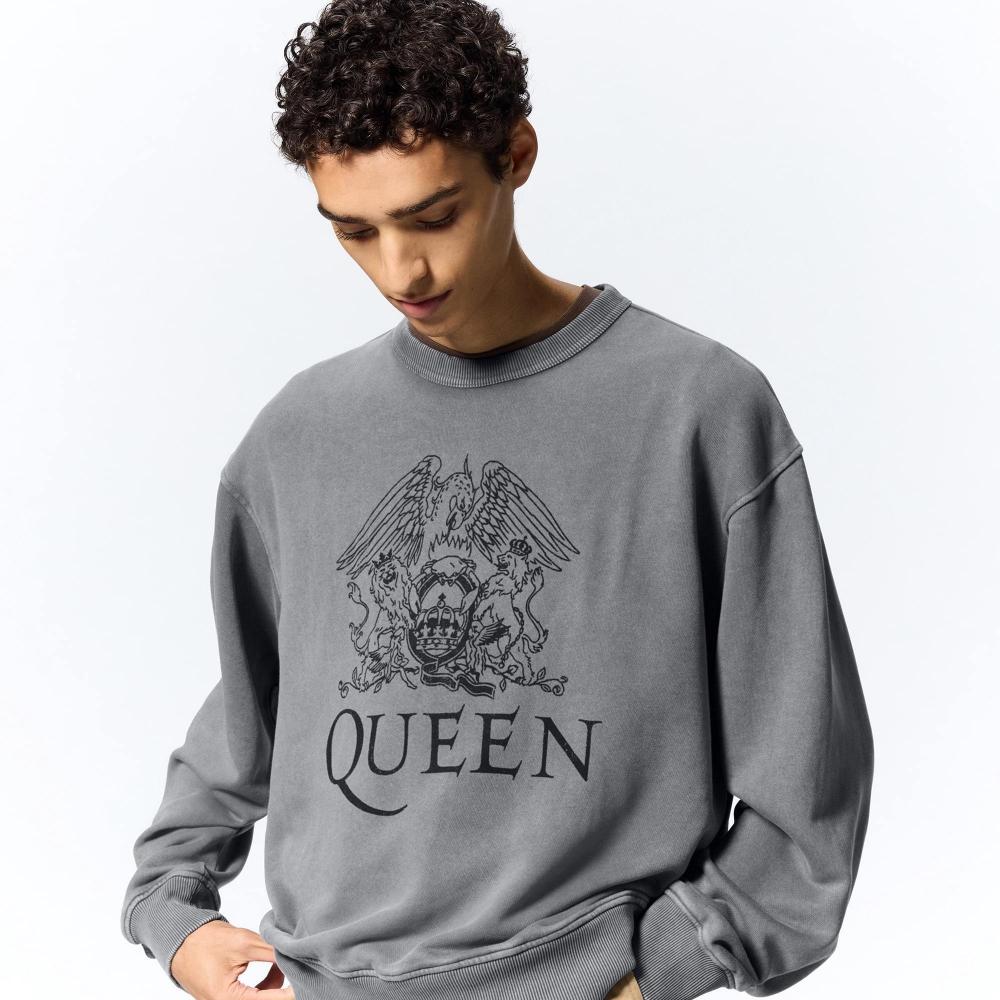 

Gu By Uniqlo Свитшот-пуловер Queen 05 GRAY/S
