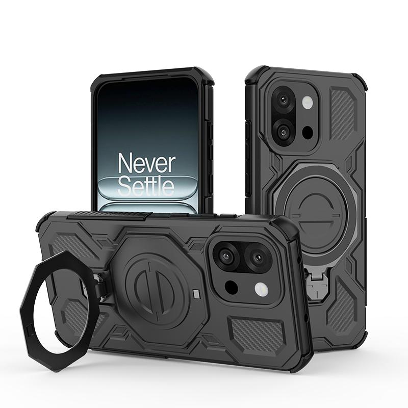 For Oneplus 13T Case Cover Oneplus 13T Capas Shockproof Back Phone Bumper Attraction Adsorption Ring Holder Fundas Oneplus 13T