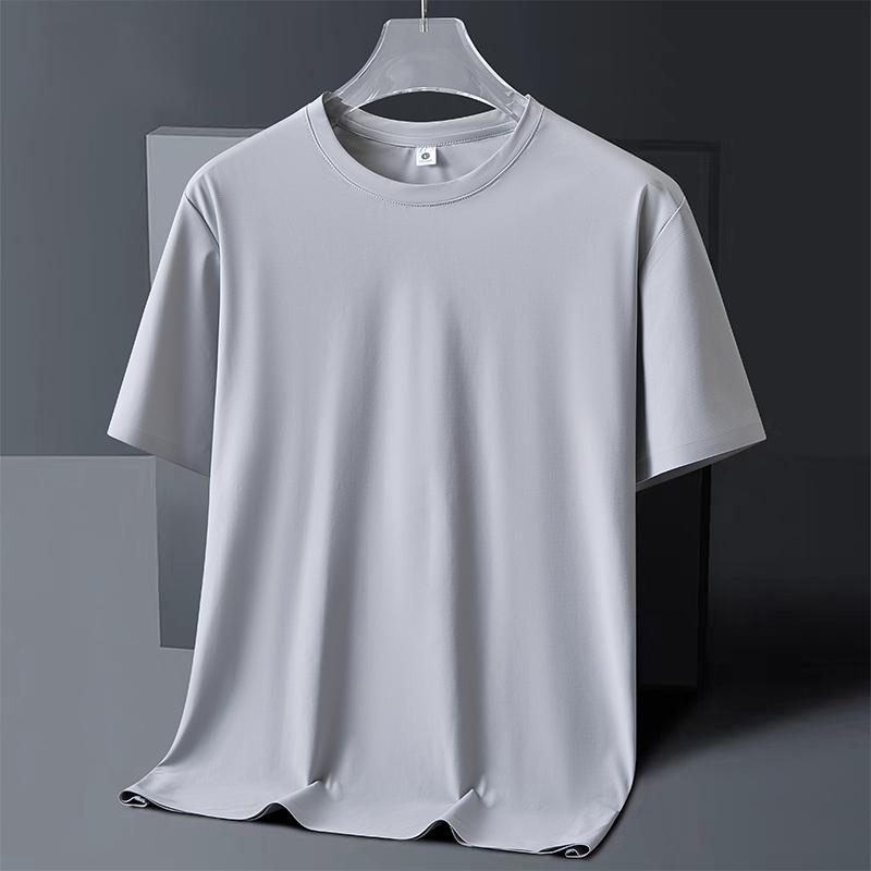 Ice Breathable Sports Short-sleeved T-shirt Men's Quick-drying Clothing Men's Loose Ice Silk Top T-shirt Men's Fitness Training Half-sleeved T-shirt