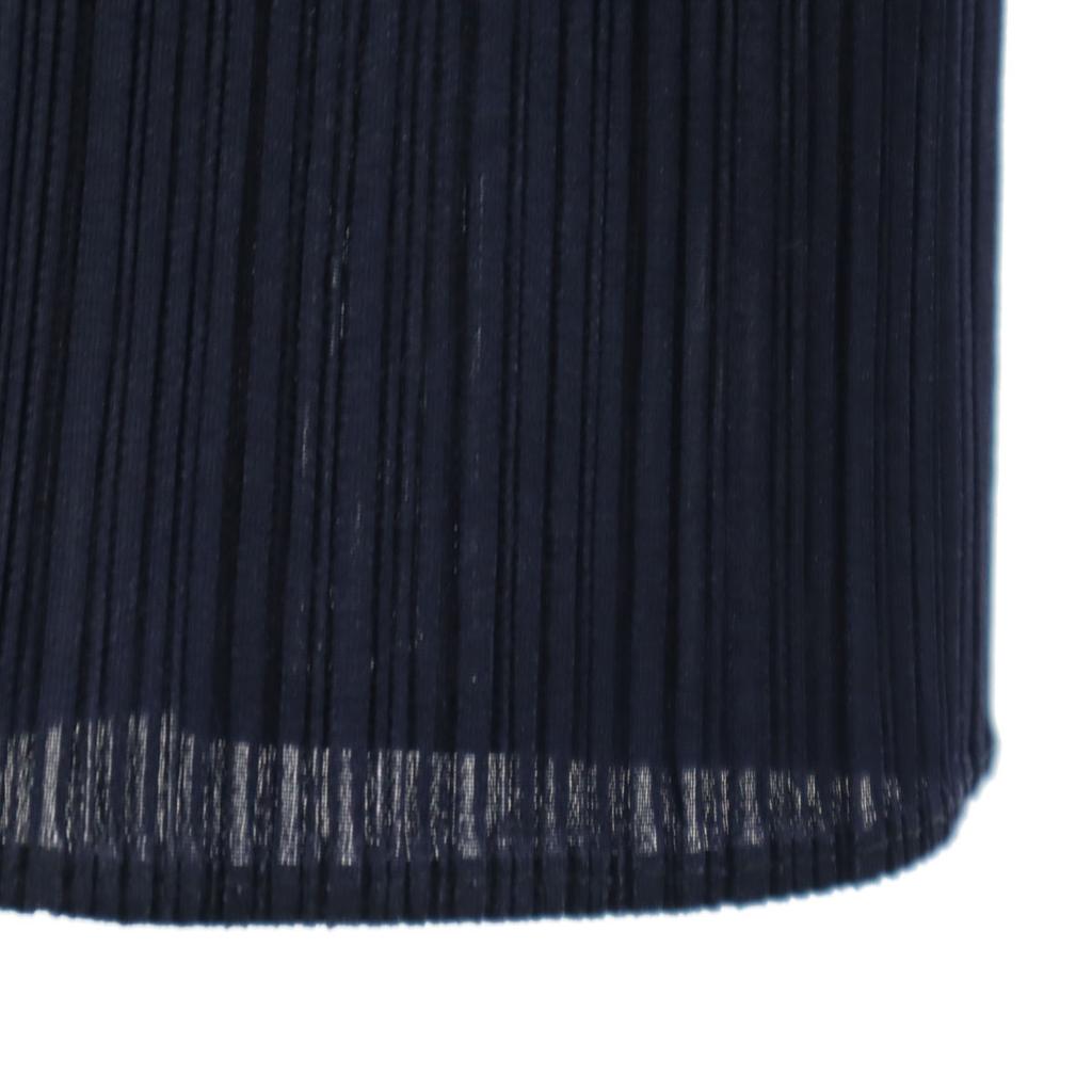 PLEATS PLEASE made in Japan Long sleeve Pleated blouse 4 Navy Women Used
