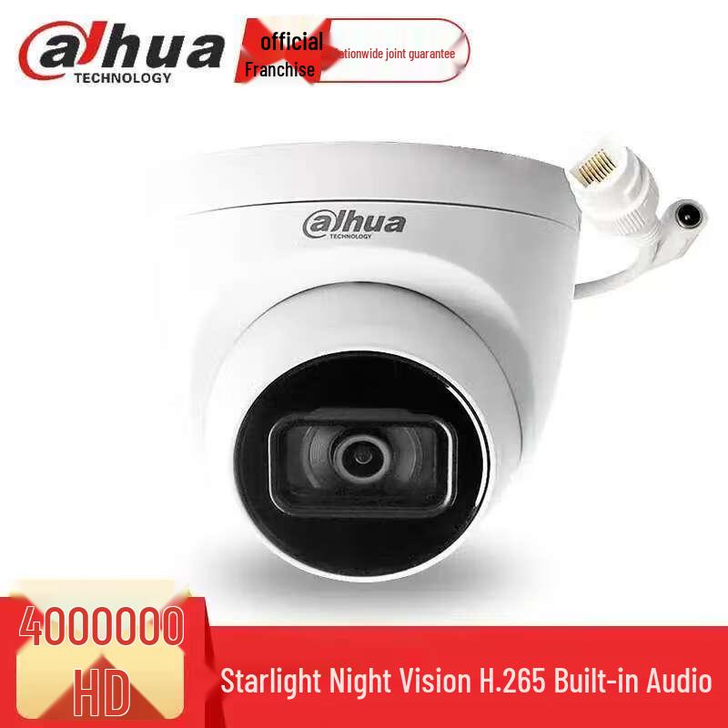 

Dahua 4MP Full-Color Audio Dome Camera HDW2433DT-A