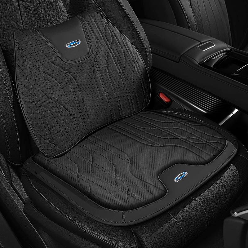 Polštářky na sedadla Geely Star Wish s opěrkou hlavy a bederní opěrkou, 24 stylů, Design zdarma, Včetně polštářku pod krk a dekorace interiéru vozu.