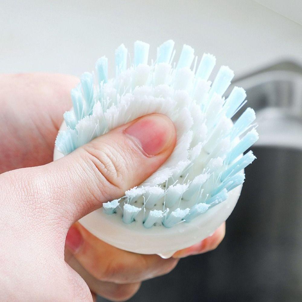 Dishwashing Plastic Handle Multifunctional Cleaning Tool Pot Brush Dish Scrubber Pan Cleaner