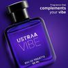 Ustraa Vibe Edt Liquid Perfume For Men - 50Ml | Long-Lasting Masculine Fragrance | Intense Woody, Citrusy Notes With Sweet Fragrance