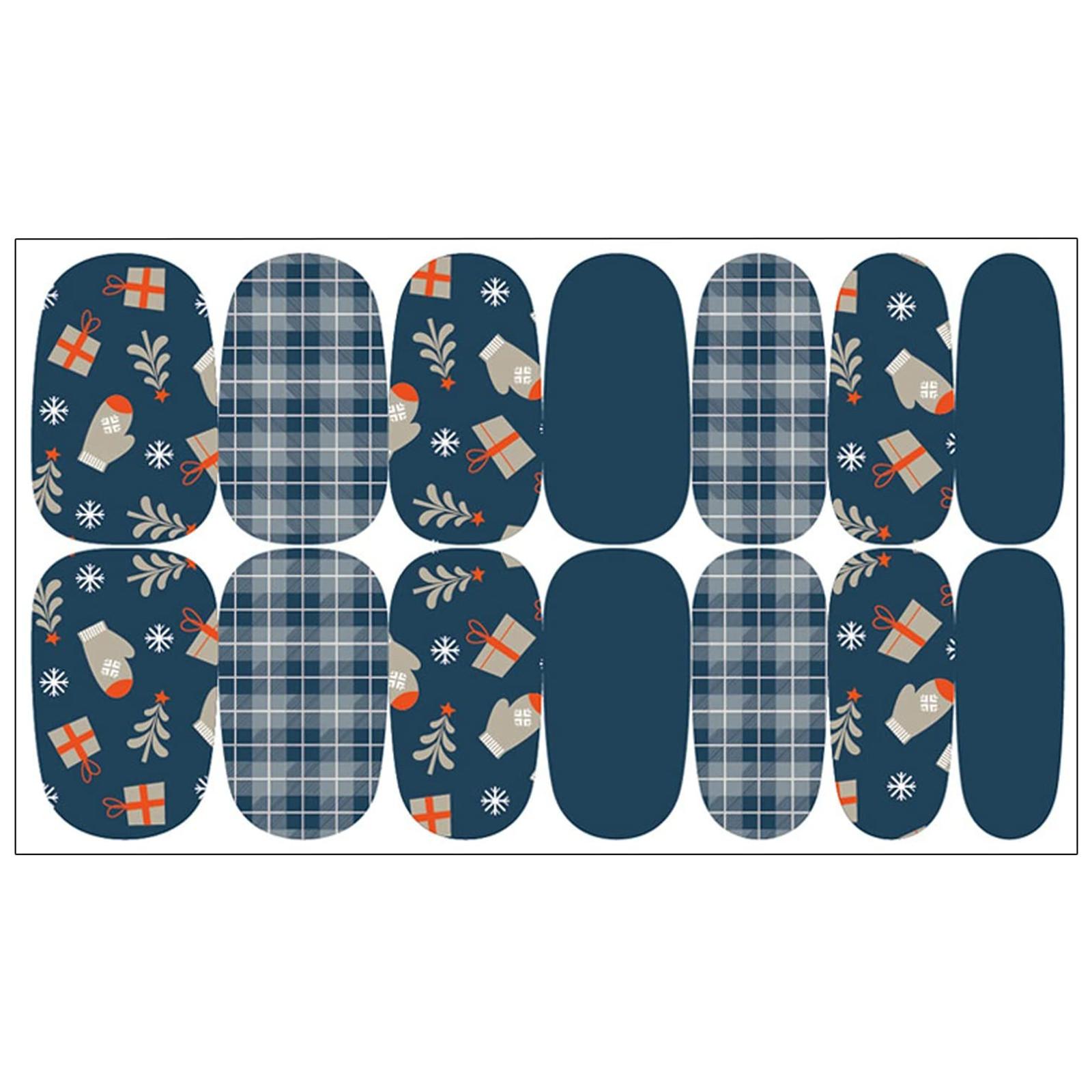 

2021 Рождественские наклейки для ногтей Наклейки для ногтей Снеговик Милу Олень, Рождественская наклейка для ногтей