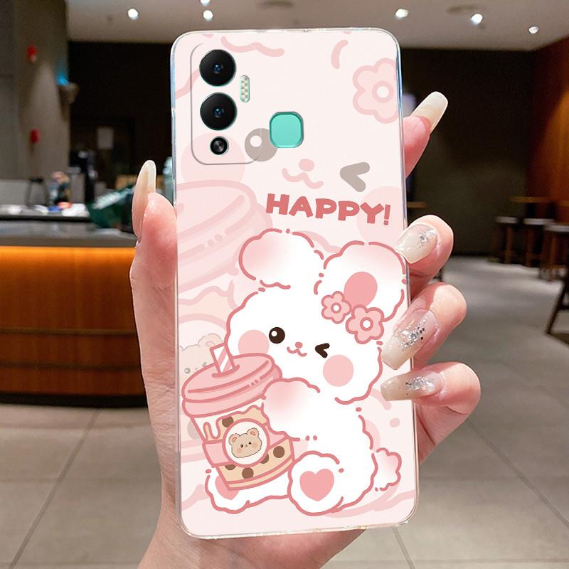 Case For Infinix Hot 12 Play Cover X6816 Cute Cool Boys Girls Transparent Soft Silicone Cases For Infinix Hot 12i Hot12 Pro Capa