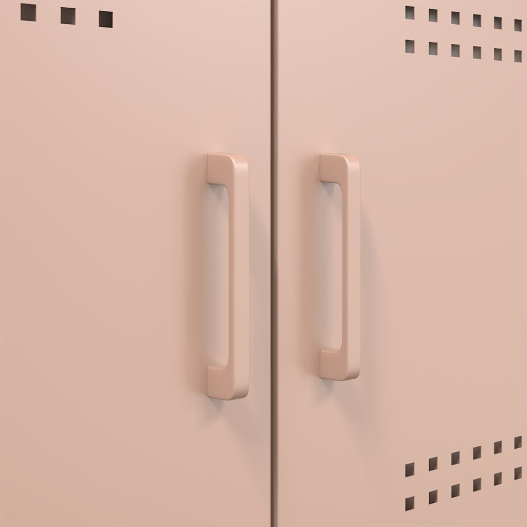 TV Cabinets 2 Pcs Pink 68 X 39 X 50.5 Cm Steel