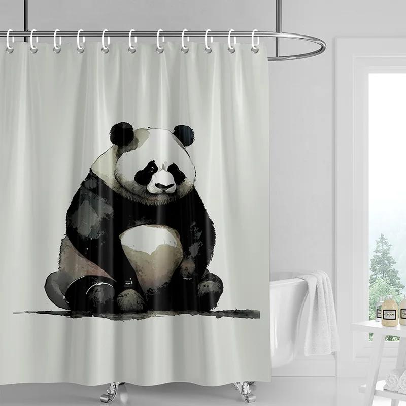 Zasłona prysznicowa z motywem lasu kota, 70x72 cale, wodoodporna, odporna na pleśń, zasłona łazienkowa INS, wiatroodporna, śliczna