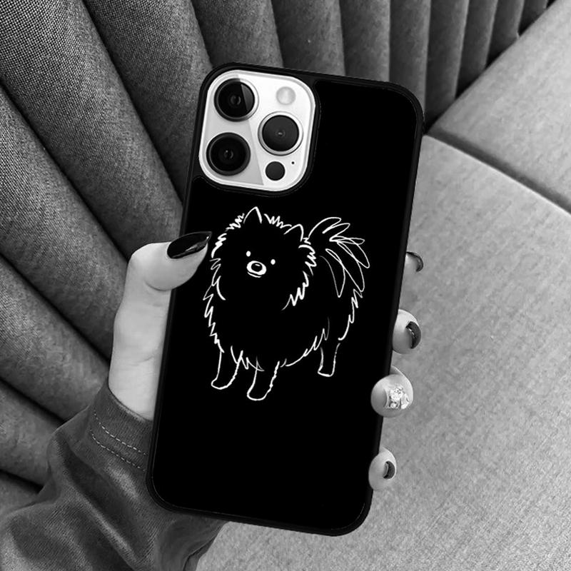 Pomeranian Watercolor Dog Phone Case For iPhone 17 Air 16 16e 15 13 14 Pro Max 11 12 Plus 2022 MAX Shell Cover coque