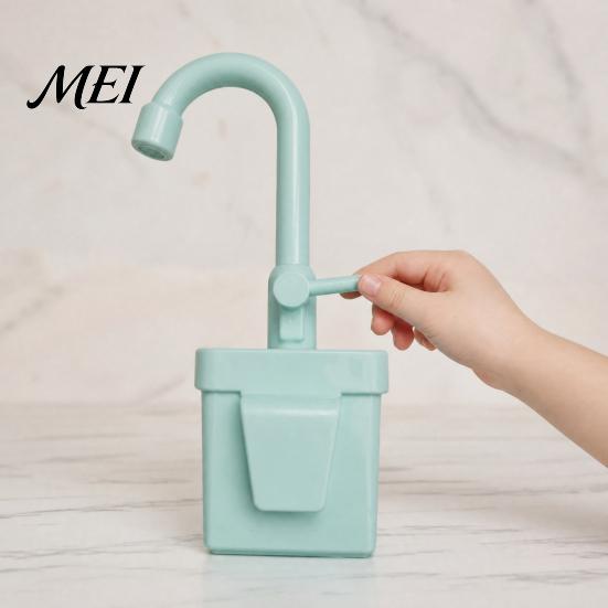 Child Safe Kitchen Faucet Toy Pretend Play Sink Replacement, Electric Water Circulation for Kids Kitchen, Dishwasher Role Battery Operated