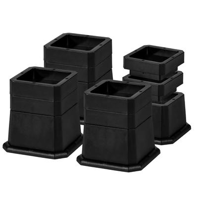 Extension Legs Suitable for and Height Square Height-adjustable (3-way) - 5.2cm, 7.7cm, 10.2cm Adjustable. Beds, Tables, Sofas, Desks, Kotatsu.