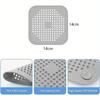 3Pcs Silicone Floor Drain Toilet Shower Sewer Filter Bathroom Shower Floor Drain Kitchen Sink Anti Blockage Strainer Hair Filter