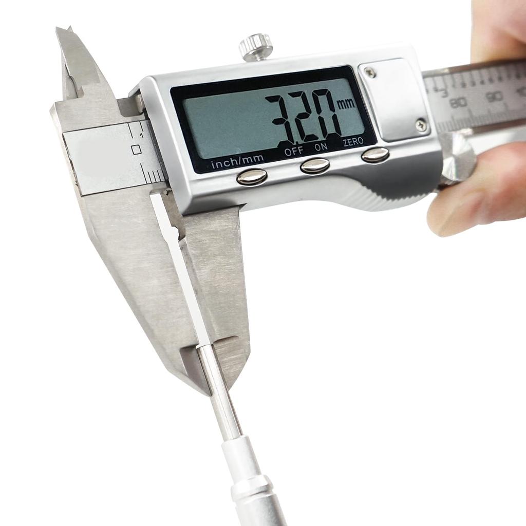 AMTORIN Ear Camera with 3.2mm Diameter, Includes Sterile-Packed Earpick Parts, 5-Inch IPS Monitor, IP67 Waterproof Ear Camera with LED Light, Earwax