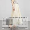 Shangdu Bila Elegant Drape A-Line Midi Skirt