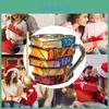 Painted Book Mug Hand Painted Resin Coffee Cup Artistic Decorative Mug For Home Office