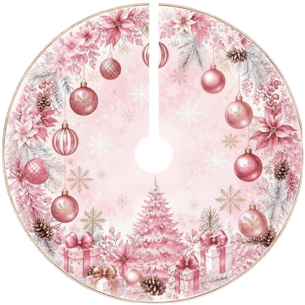 Snowman Christmas Tree Skirt Santa Claus Christmas Decorations Xmas Tree Foot Cover Christmas