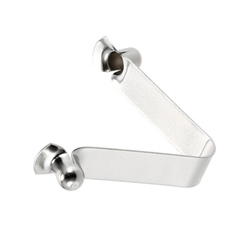 6pcs Kayak Paddle Spring Clips Tent Pole Clips Push Button Spring Snap Clip Locking Tube Pin