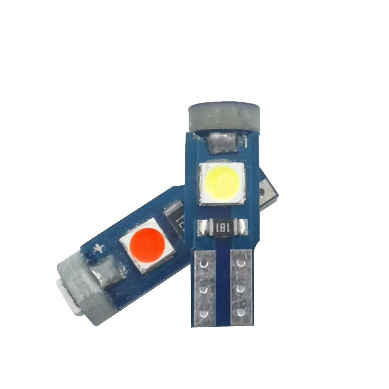

T5 3030 3SMD Светодиодная лампа высокой яркости для приборной панели Blue