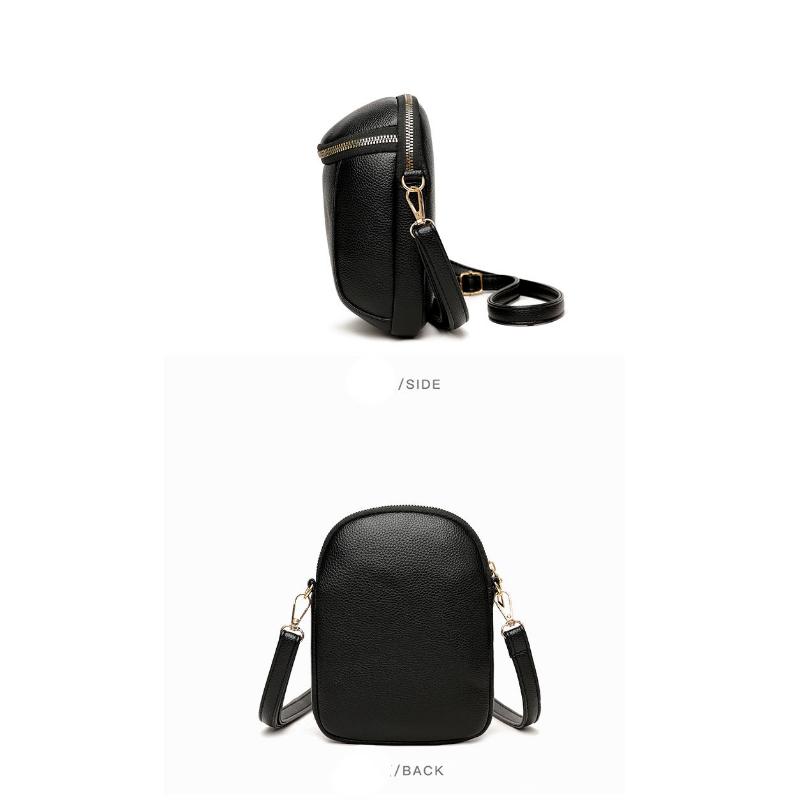 Women's Handbag Cell Phone Bag Crossbody Bag Fashion Versatile Mini Leather Texture Small Package