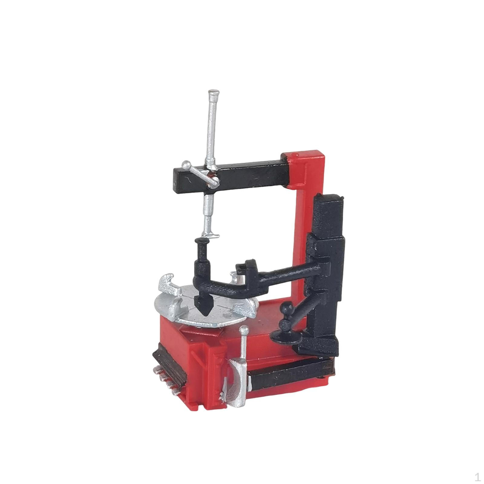 

Miniature Garage Workshop Equipment Diorama Model Accessories Tire Changer Car Repair Shop Made of Tire changer