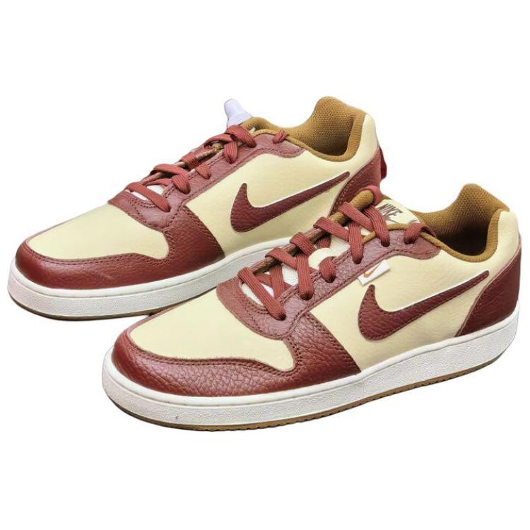 Nike Ebernon Low Premium Dunkles Teamrot Herren Sneaker Hellkhaki Segel IB4644-261