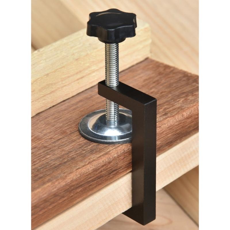 4Pcs 10-57mm Reversed Woodworking C-Clamp Adjustable Table Clamp Adjustable Work Surfaces Mounting Bracket Enduring