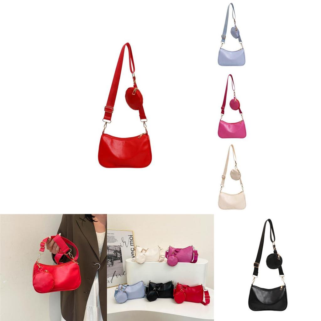 Trendy Korean Style Womens Crossbody Bag Chic Fashionable Pu Material For Everyday Use