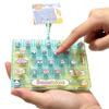 26 Keys Keyboard Fidget Keychain Clicky Stress Relief Toy Transparent Bag Charm Pendant