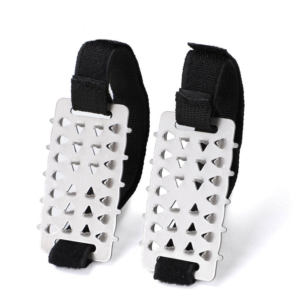 

26-зубые уличные кошки, противоскользящие альпинистские чехлы для обуви на липучке, ледоступы из нержавеющей стали для сцепления со снегом