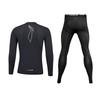 Li-Ning Fashionable Breathable Quick-Dry High-Stretch Comfortable Versatile Fitness Set Unisex sets YUDV013-1+YULV023-1