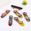 3 Pcs Fingerboard Finger Scooter Mini Skateboard Deck Alloy/Plastic Antistress Tech Bracket Desktop Panel Non Toys Training