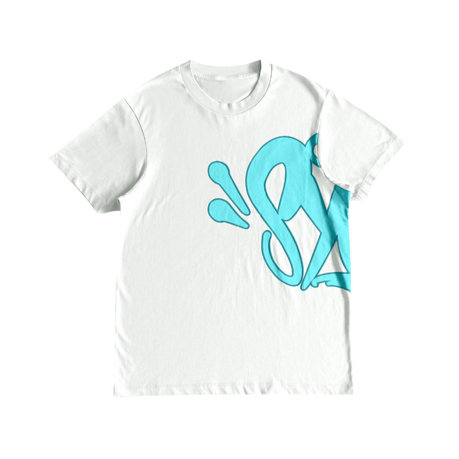 

Женская и мужская повседневная модная футболка с круглым вырезом и коротким рукавом, топ с принтом XL